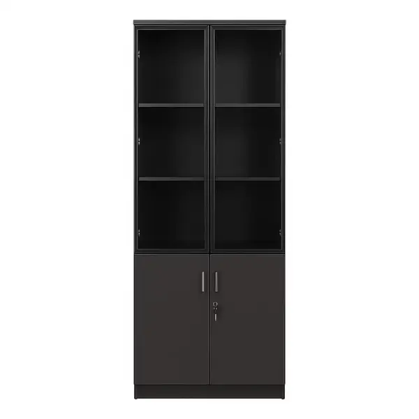 Dulap cu două uși din aluminiu și sticlă – W800*D400*H2000