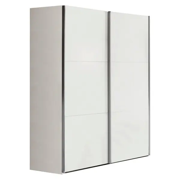 Dulap Cu Uși Culisante, 150,8/222,6/63,3 cm, alb
