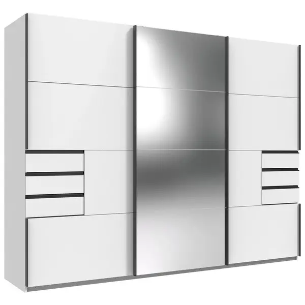Dulap Cu Uși Glisante, 270/210/64 cm, alb