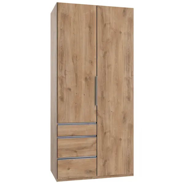 Dulap Cu Uși Rotative, 100/216/58 cm, scânduri de stejar