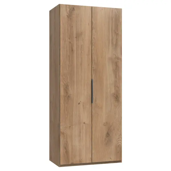 Dulap Cu Uși Rotative, 100/216/58 cm, scânduri de stejar