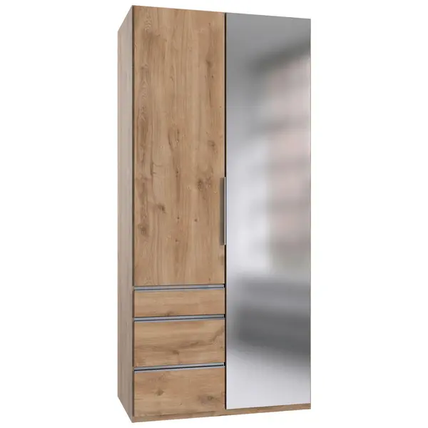 Dulap Cu Uși Rotative, 100/216/58 cm, scânduri de stejar