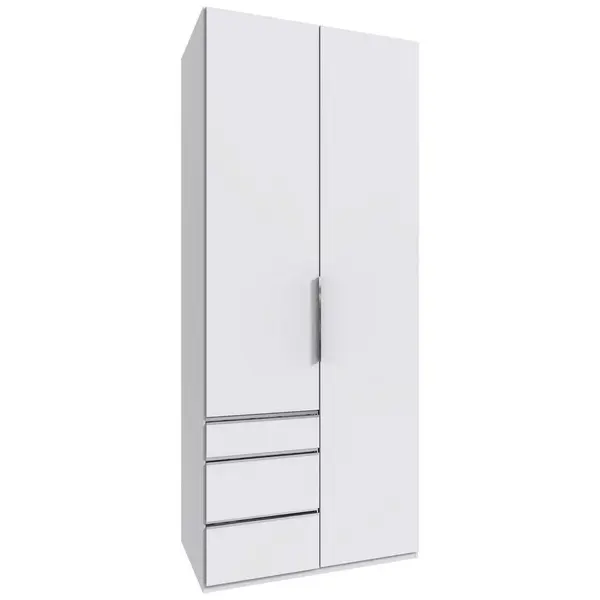 Dulap Cu Uși Rotative, 100/236/58 cm, alb