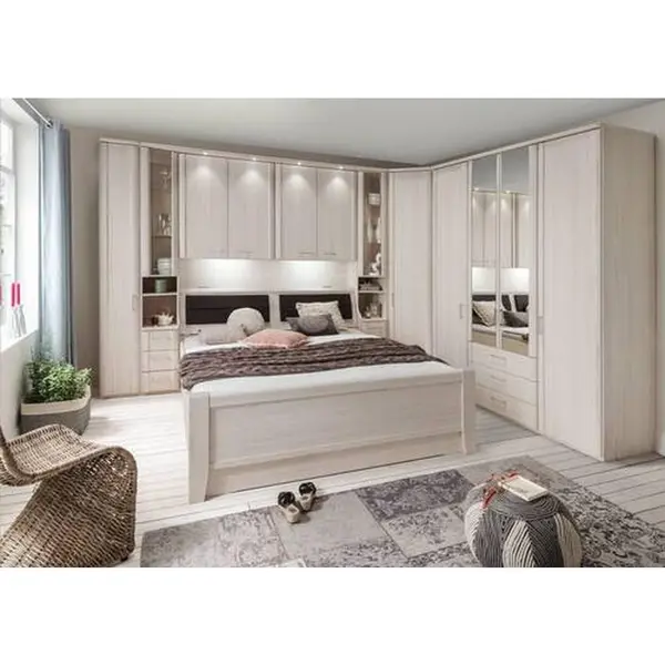 Dulap Cu Uși Rotative, 125/240/58 cm, culoare lemn larice