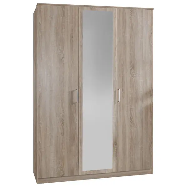 Dulap Cu Uși Rotative, 135/199/58 cm, culoare lemn stejar