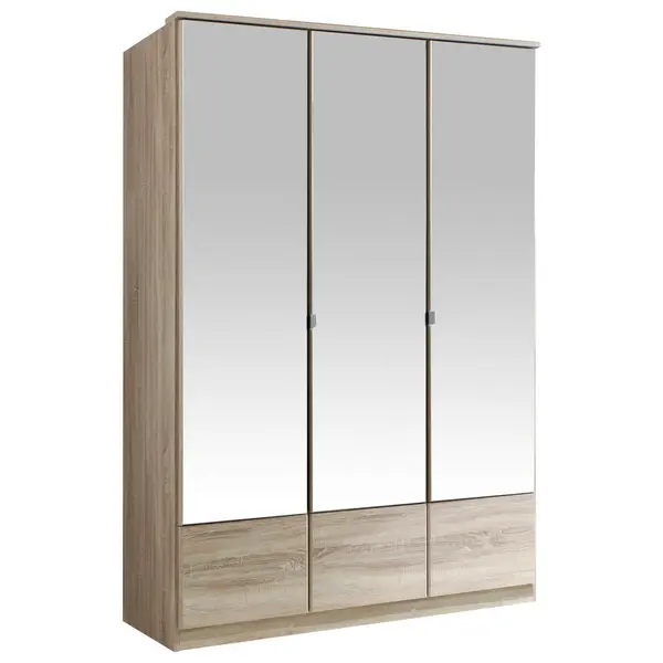 Dulap Cu Uși Rotative, 135/199/58 cm, culoare lemn stejar