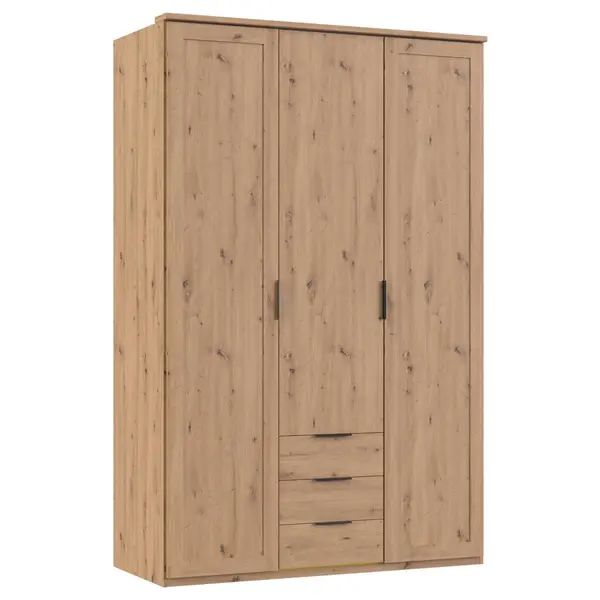 Dulap Cu Uși Rotative, 135/210/58 cm, stejar Artisan