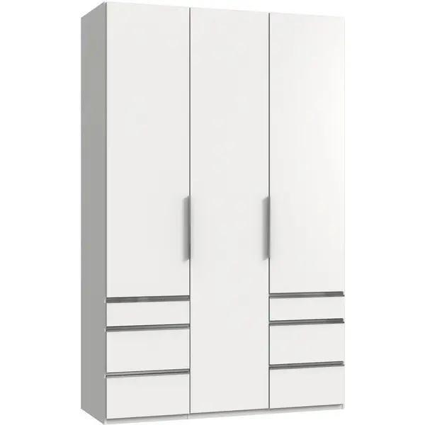 Dulap Cu Uși Rotative, 150/236/58 cm, alb