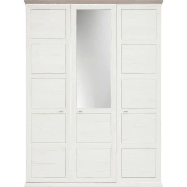 Dulap Cu Uși Rotative, 154/209/60 cm, gri, alb