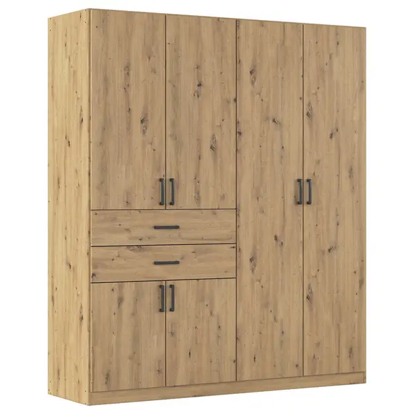 Dulap Cu Uși Rotative, 180/210/54 cm, stejar Artisan