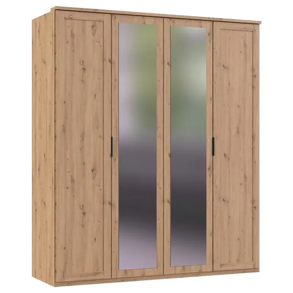 Dulap Cu Uși Rotative, 180/210/58 cm, stejar Artisan