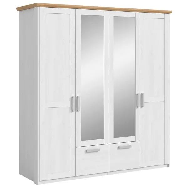 Dulap Cu Uși Rotative, 188/200/61 cm, culoare lemn larice, stejar Artisan