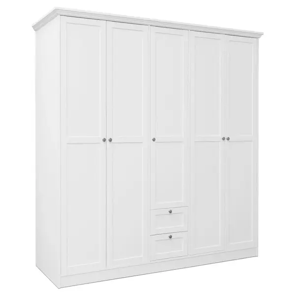 Dulap Cu Uși Rotative, 190/200/67 cm, alb