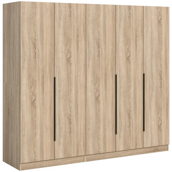 Dulap Cu Uși Rotative, 200/181/52 cm, stejar Sonoma