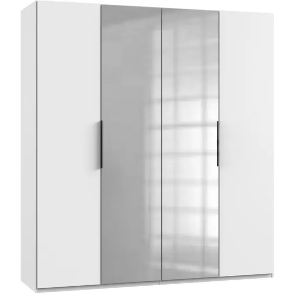 Dulap Cu Uși Rotative, 200/216/58 cm, alb
