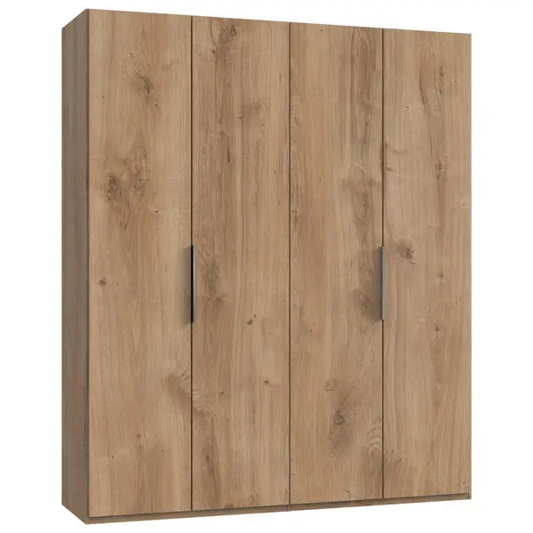 Dulap Cu Uși Rotative, 200/236/58 cm, culoare lemn stejar
