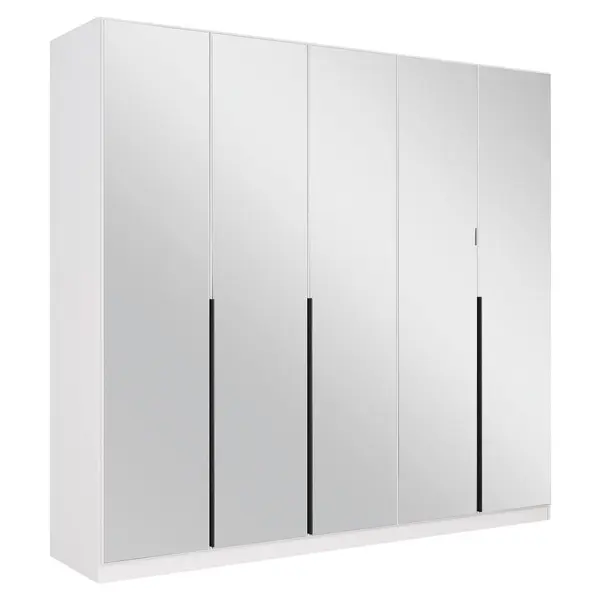 Dulap Cu Uși Rotative, 226/210/54 cm, alb
