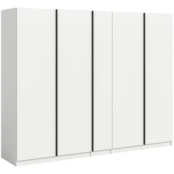 Dulap Cu Uși Rotative, 230/183/53 cm, alb