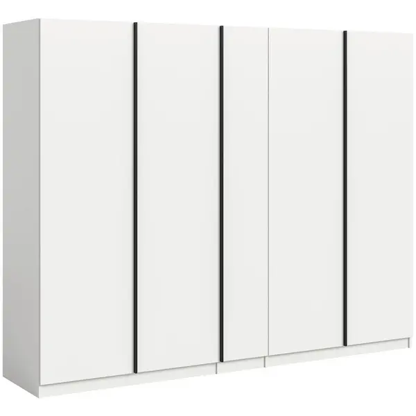 Dulap Cu Uși Rotative, 230/183/53 cm, alb