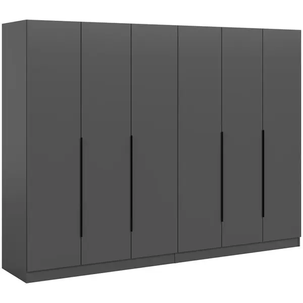 Dulap Cu Uși Rotative, 240/181/52 cm, antracit