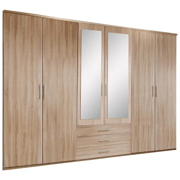 Dulap Cu Uși Rotative, 270/210/58 cm, stejar Sonoma