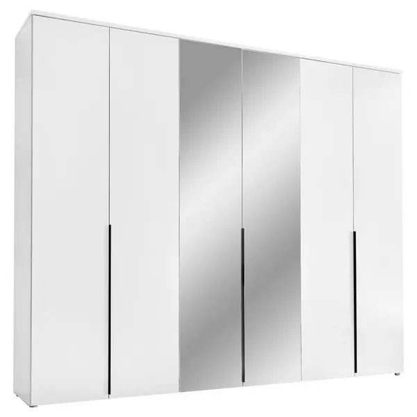 Dulap Cu Uși Rotative, 270/225/52 cm, alb