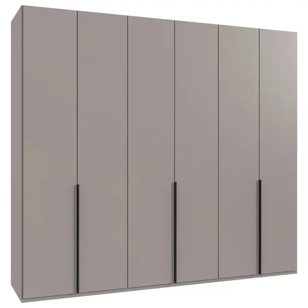 Dulap Cu Uși Rotative, 270/236/58 cm, gri, sahara