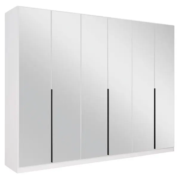 Dulap Cu Uși Rotative, 271/210/54 cm, alb
