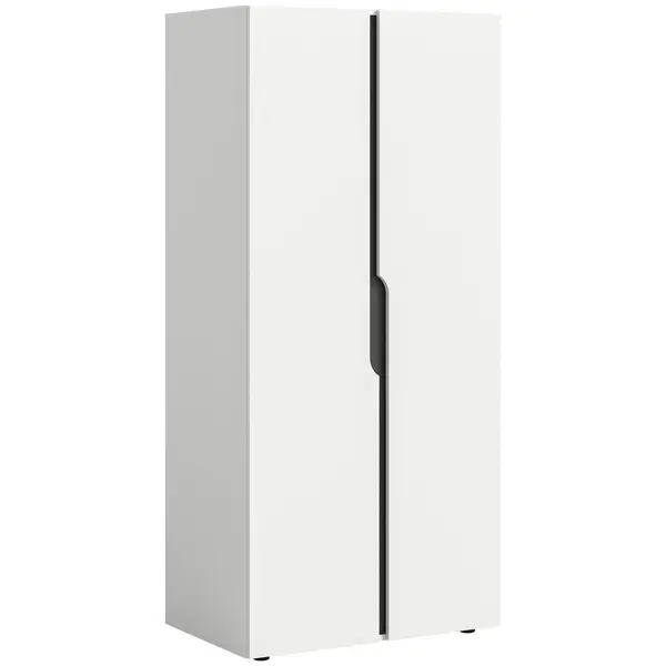 Dulap Cu Uși Rotative, 80/180/51 cm, alb