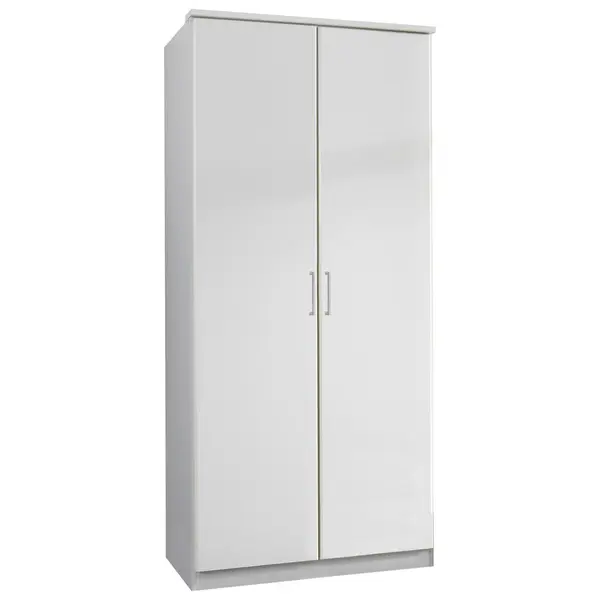 Dulap Cu Uși Rotative, 90/199/58 cm, alb