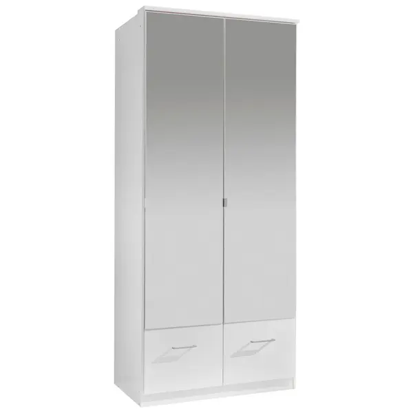 Dulap Cu Uși Rotative, 90/199/58 cm, alb