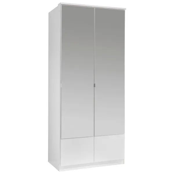 Dulap Cu Uși Rotative, 90/199/58 cm, alb