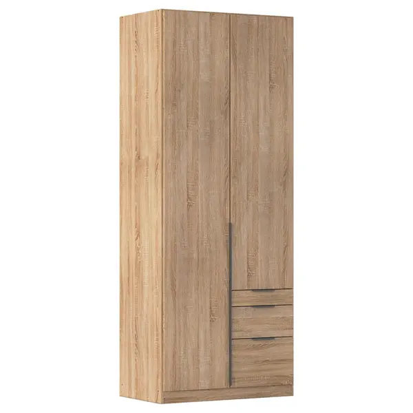 Dulap Cu Uși Rotative, 91/229/54 cm, stejar Sonoma