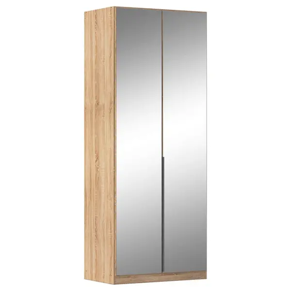 Dulap Cu Uși Rotative, 91/229/54 cm, stejar Sonoma
