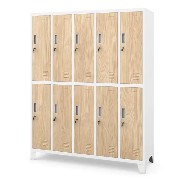 Dulap de siguranta cu 10 usi BARTEK, 1360 x 1720 x 450 mm, Eco Design: alb-stejar sonoma Dulap de siguranță cu 10 uși BARTEK, 1360 x 1720 x 450 mm, Eco Design: alb-stejar sonoma