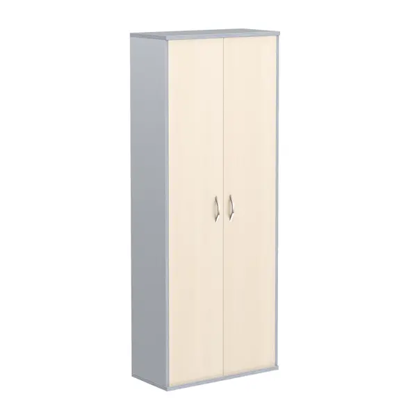 Dulap documente cu 2 usi Imago gri metalic artar, 77 x 36,5 x 197, 5 cm