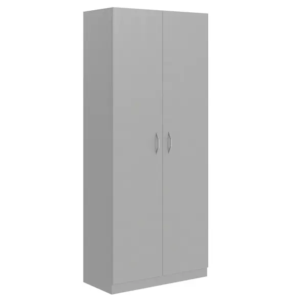 Dulap documente Simple cu 2 usi si 4 polite 770 x 375 x 1815 mm, gri
