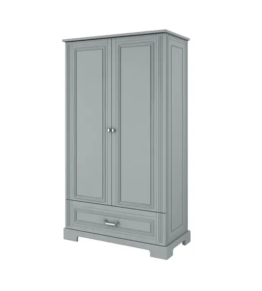 Dulap elegant Ines gri H193 cm