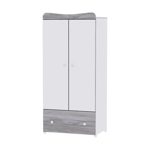 Dulap garderoba cu 2 usi Exclusive White Artwood 80x57x178 cm