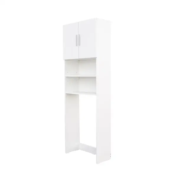 Dulap masina de spalat, 2 usi, alb, 65x30x190.5 cm