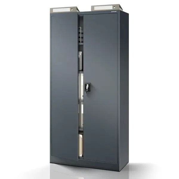 Dulap metalic cu incuietoare JAN, 900 x 1850 x 400 mm, antracit Dulap metalic cu încuietoare JAN, 900 x 1850 x 400 mm, antracit
