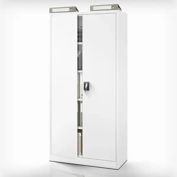 Dulap metalic cu incuietoare JAN, 900 x 1850 x 400 mm, gri Dulap metalic cu încuietoare JAN, 900 x 1850 x 400 mm, gri