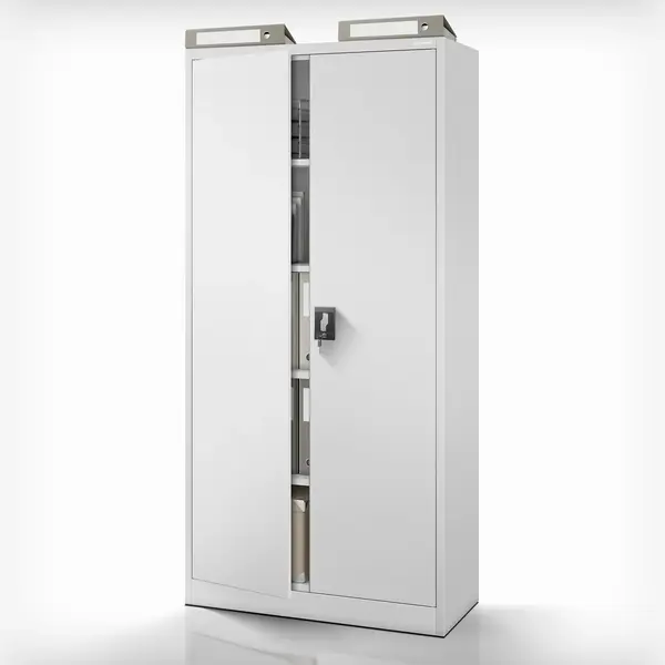 Dulap metalic cu incuietoare JAN H, 900 x 1950 x 400 mm, gri Dulap metalic cu încuietoare JAN H, 900 x 1950 x 400 mm, gri