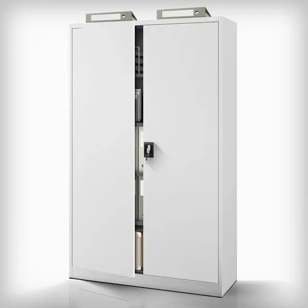 Dulap metalic cu incuietoare JAN II, 1150 x 1850 x 400 mm, gri Dulap metalic cu încuietoare JAN II, 1150 x 1850 x 400 mm, gri
