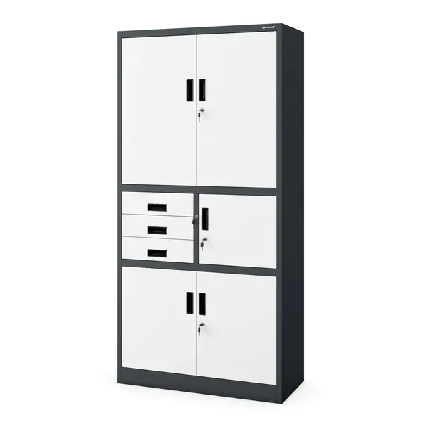 Dulap metalic cu seif FILIP II, 900 x 1850 x 400 mm, antracit-alb Dulap metalic cu seif FILIP II, 900 x 1850 x 400 mm, antracit-alb