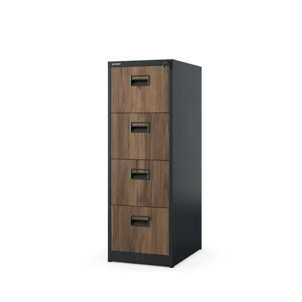 Dulap metalic de arhivare SARA V4, 460 x 1320 x 620 mm, Eco Design: nuc-antracit Dulap metalic de arhivare SARA V4, 460 x 1320 x 620 mm, Eco Design: nuc-antracit