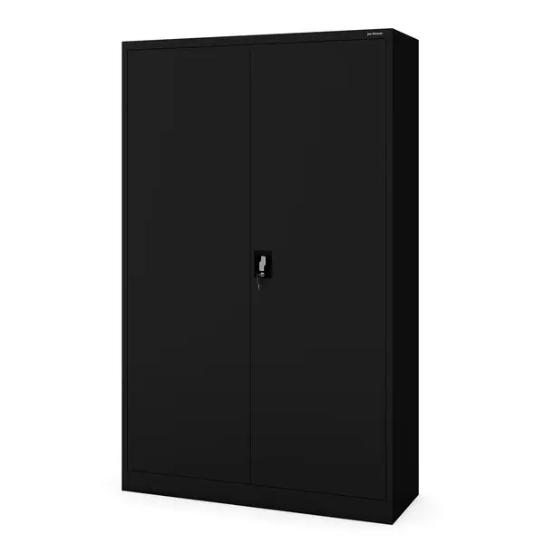 Dulap metalic de birou pentru documente JAN II, 1150 x 1850 x 400 mm, negru Dulap metalic de birou pentru documente JAN II, 1150 x 1850 x 400 mm, negru