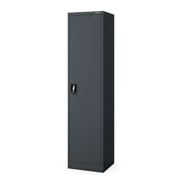 Dulap metalic de birou pentru dosare ALEX, 450 x 1850 x 400 mm, antracit Dulap metalic de birou pentru dosare ALEX, 450 x 1850 x 400 mm, antracit
