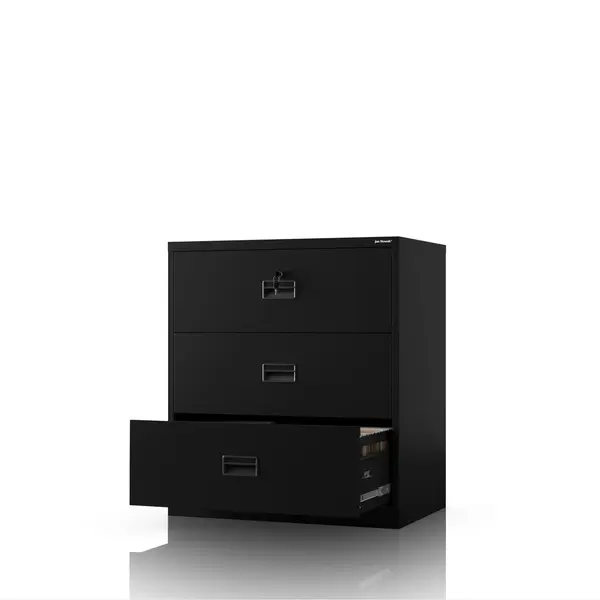 Dulap metalic negru pentru dosare: SARA XL V3, 900 x 1020 x 600 mm Dulap cartotecă metalic, negru, 900x1020x600 mm: SARA XL V3