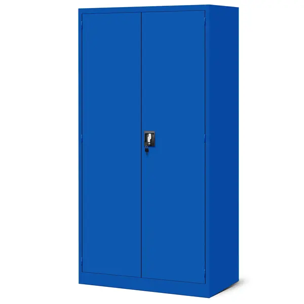 Dulap metalic pentru atelier SZYMON, 920 x 1850 x 500 mm, albastru Dulap metalic pentru atelier SZYMON, 920 x 1850 x 500 mm, albastru